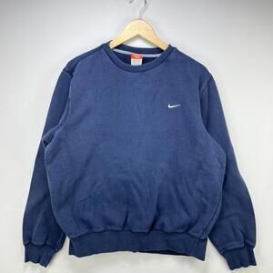 Vintage Y2K Nike Crewneck Sweatshirt Mini Swoosh Large